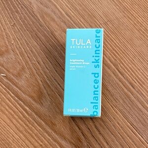 New Tula skincare brightening treatment drops